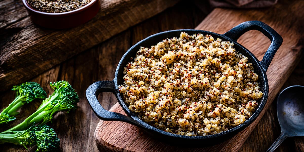 Cooked quinoa