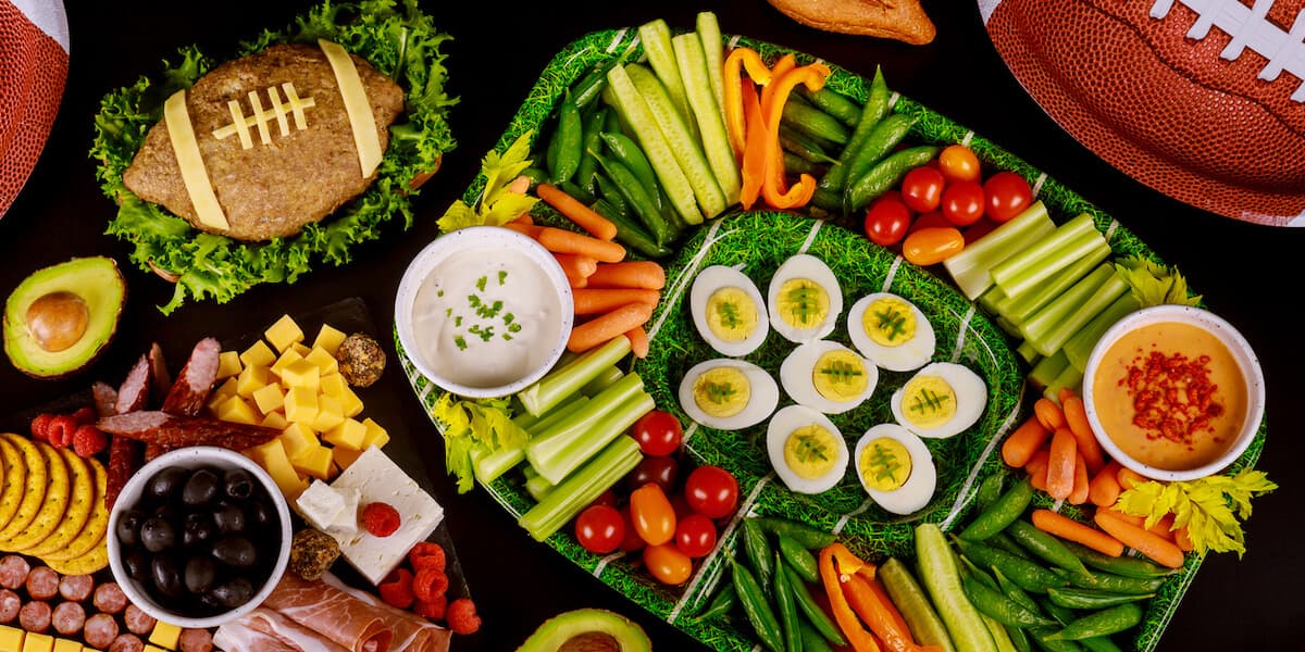 Football Party table