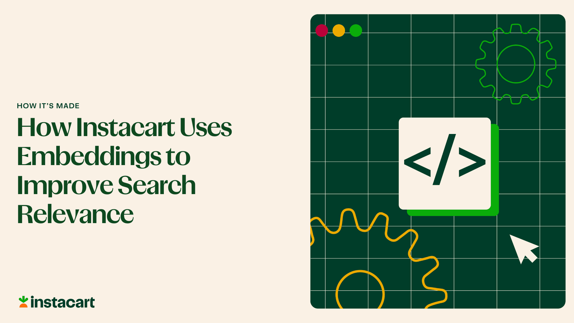 How Instacart Uses Embeddings to Improve Search Relevance